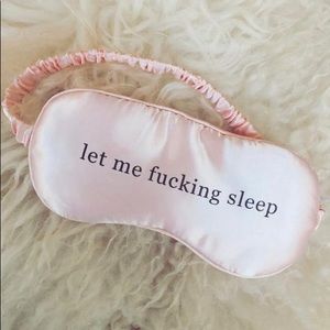 NEW sleep mask, pink 💓